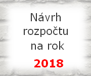 Návrh rozpočtu 2018