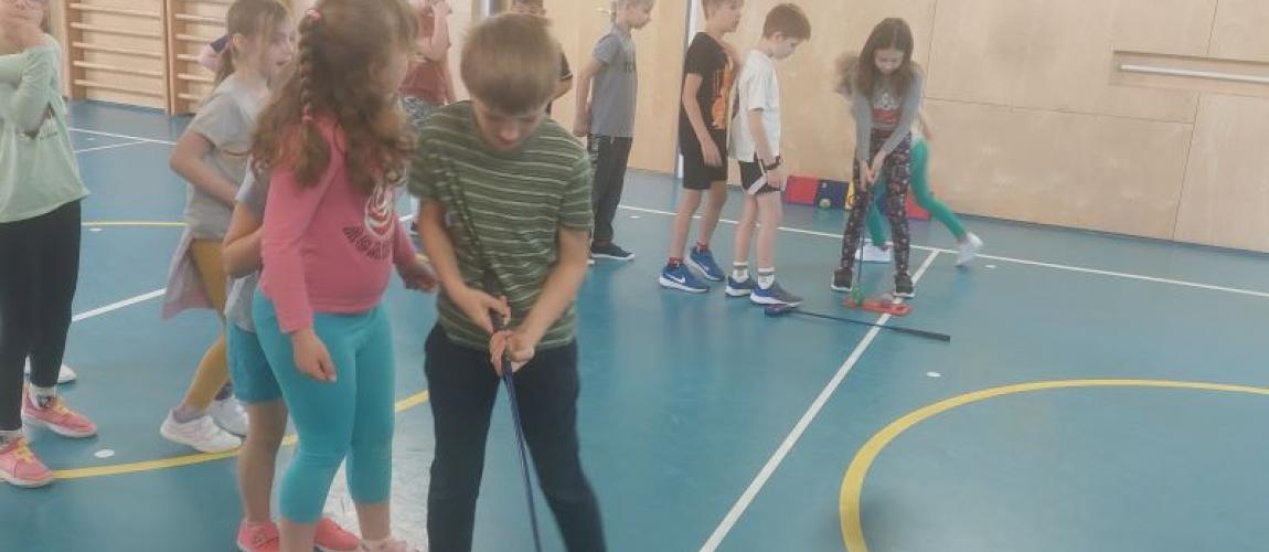 Trenéři ve škole- golf