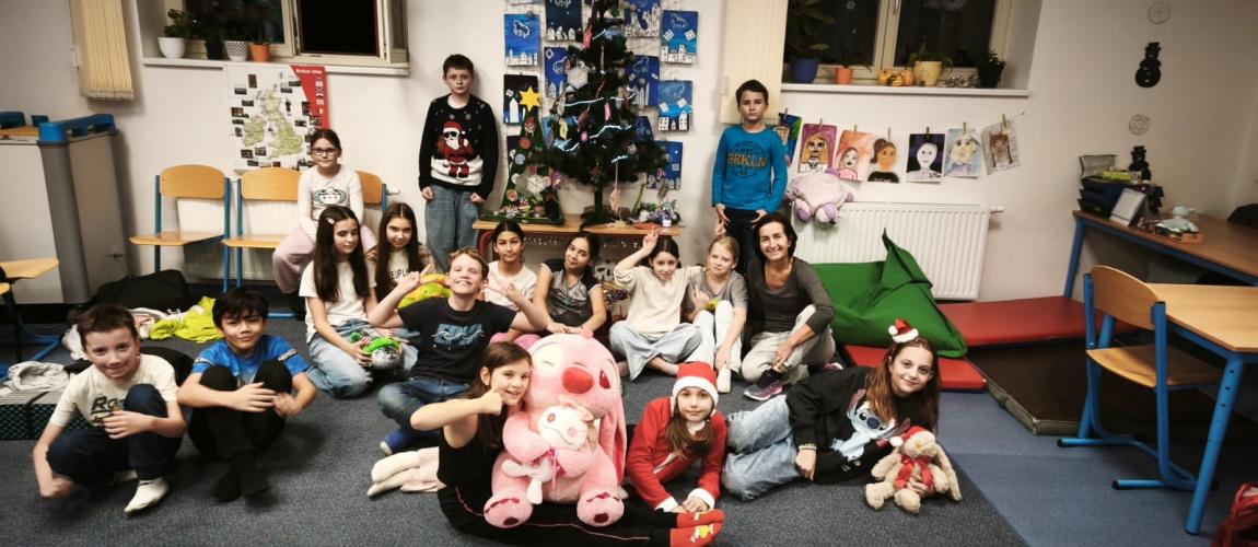 Vánoční přespávání v 5.A